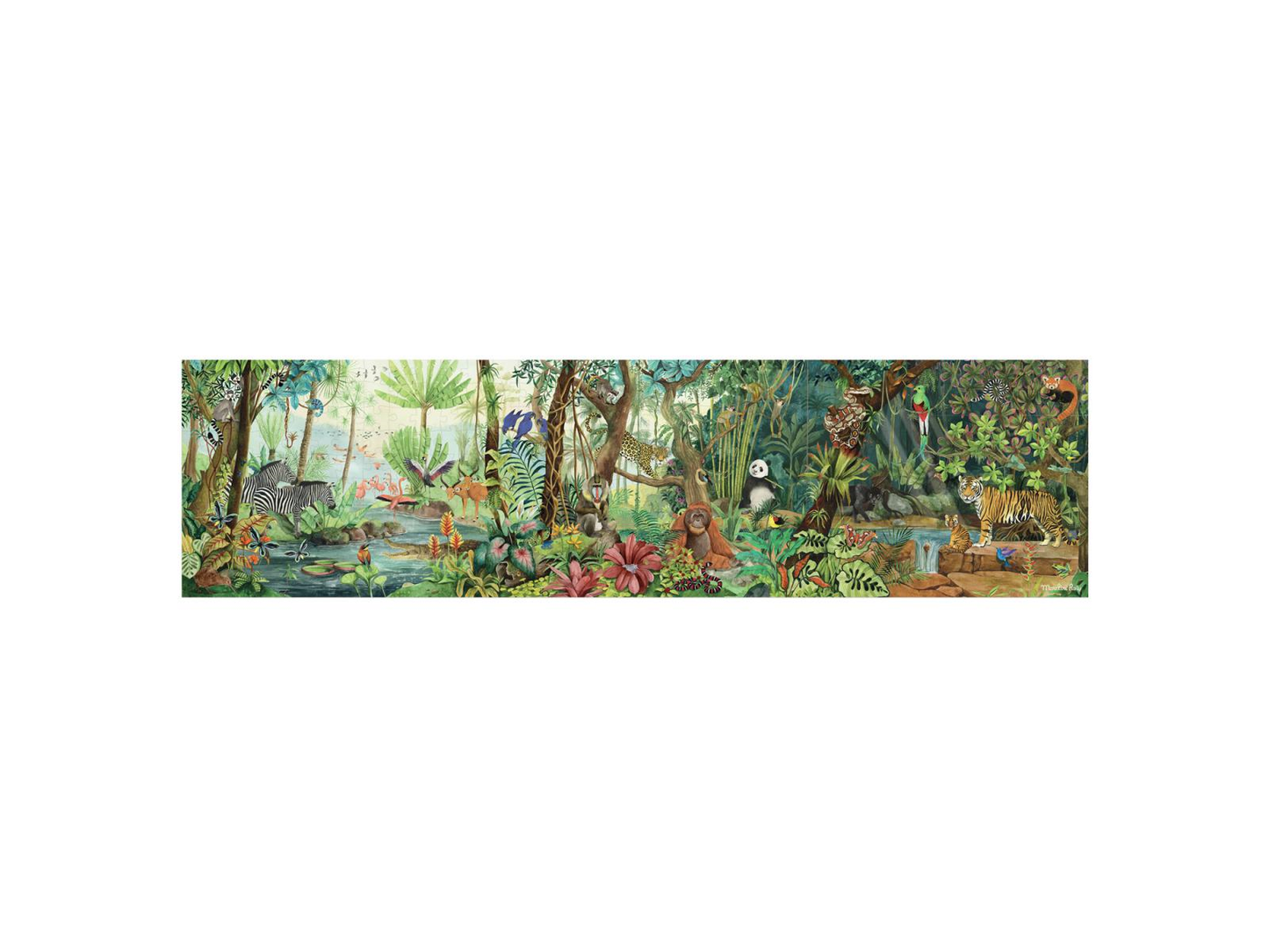 Puzzle Dans la forêt tropicale (350 pièces) - Tout autour du monde