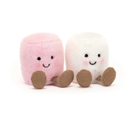 Amseable Pink & White Marshmallows - 9 x 15 cm