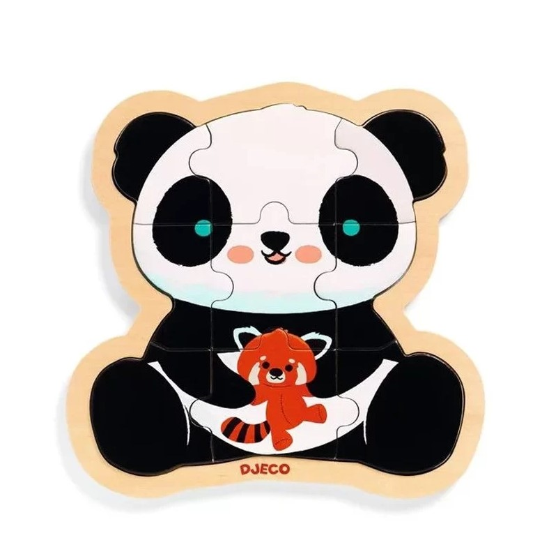 PUZZLO - Puzzlo Panda 9 pcs - FSC 100%