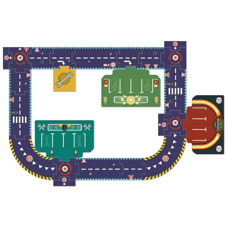 Crazy Motors - Circuit de ville - puzzle