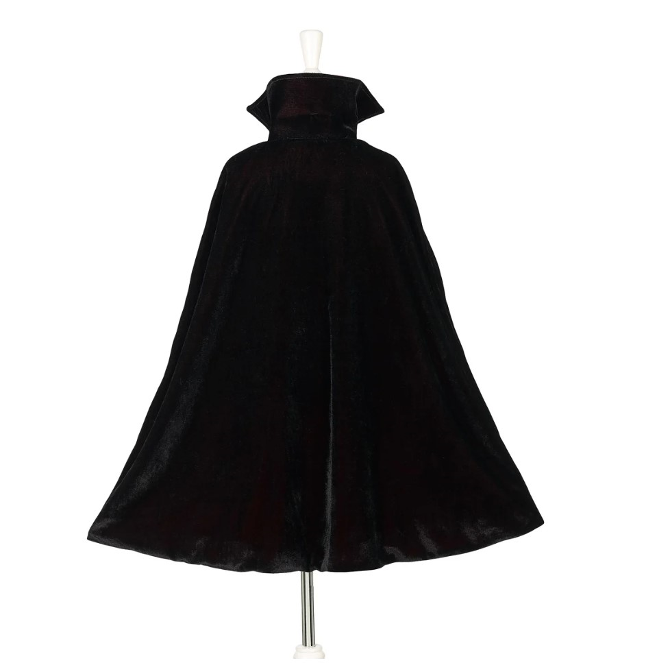 Dracula cape + dents, 4-8 ans, 104-128 cm