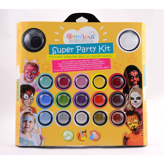 SUPER PARTY Kit 17 couleurs GRIM'TOUT