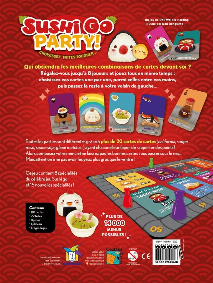 Sushi Go Party !