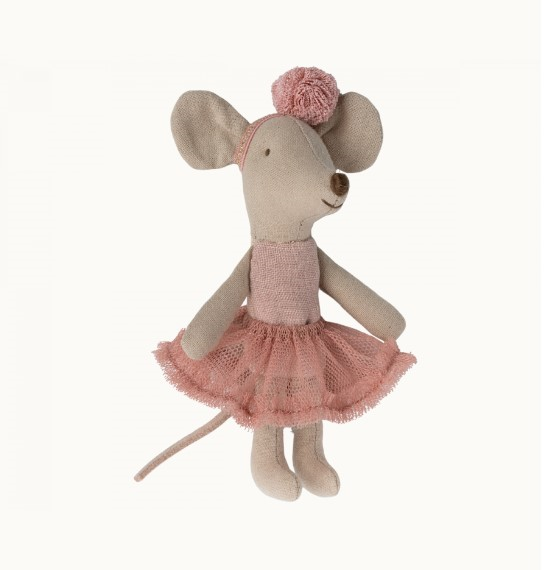 Danseuse Ballerine Souris, Petite Soeur - Rose