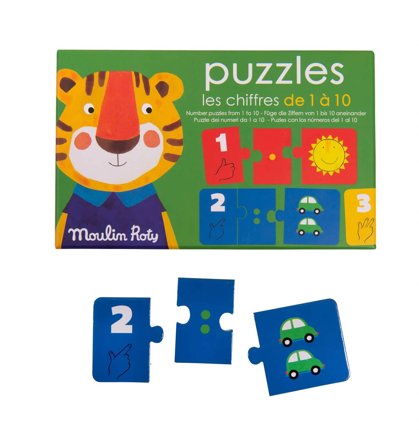 Puzzles chiffres (30 pièces) Les Popipop