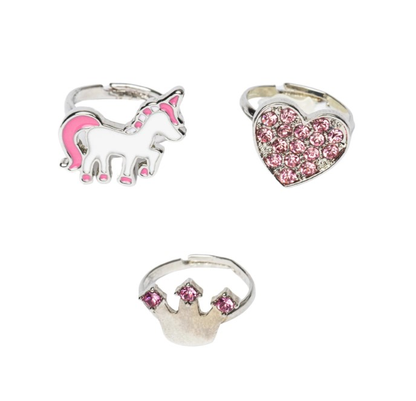 Princess Ring Set, 3pc