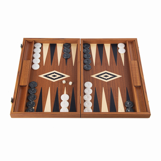 BACKGAMMON 38CM TYPE Acajou