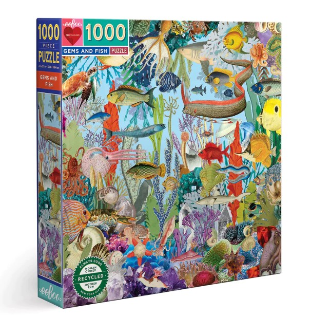 Gems and Fish - 1000 pcs