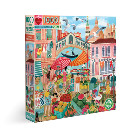 Venice Open Market - Puzzle 1000 pièces Eeboo