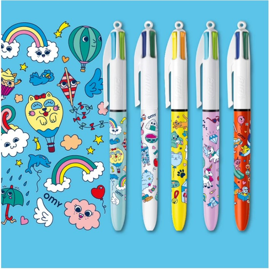 COFFRET 5 STYLOS KAWAII