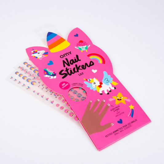 LILY NAIL STICKERS OMY