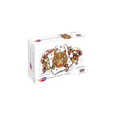 Rainbow wooden puzzle tigre 139 pcs