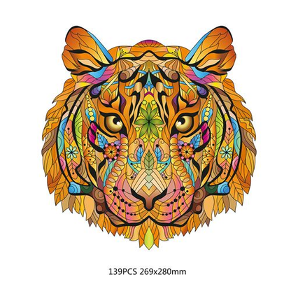 Rainbow wooden puzzle tigre 139 pcs