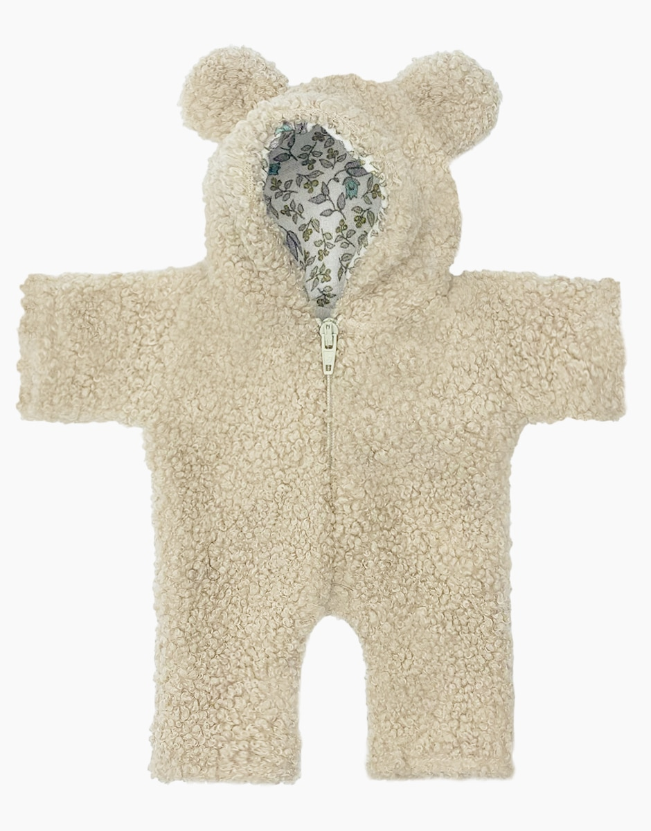 Combinaison Winnie en bouclette beige - Babies 28 cm