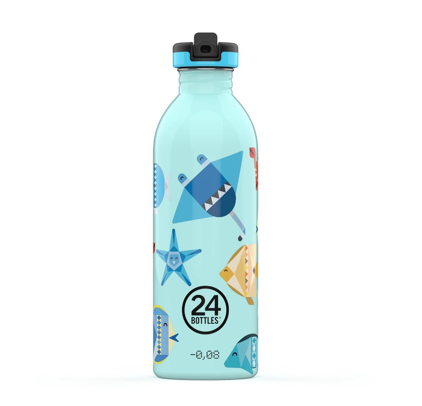 Urban Bottle 050 - Sea Friends - Colored Sport Lid - 500 mL