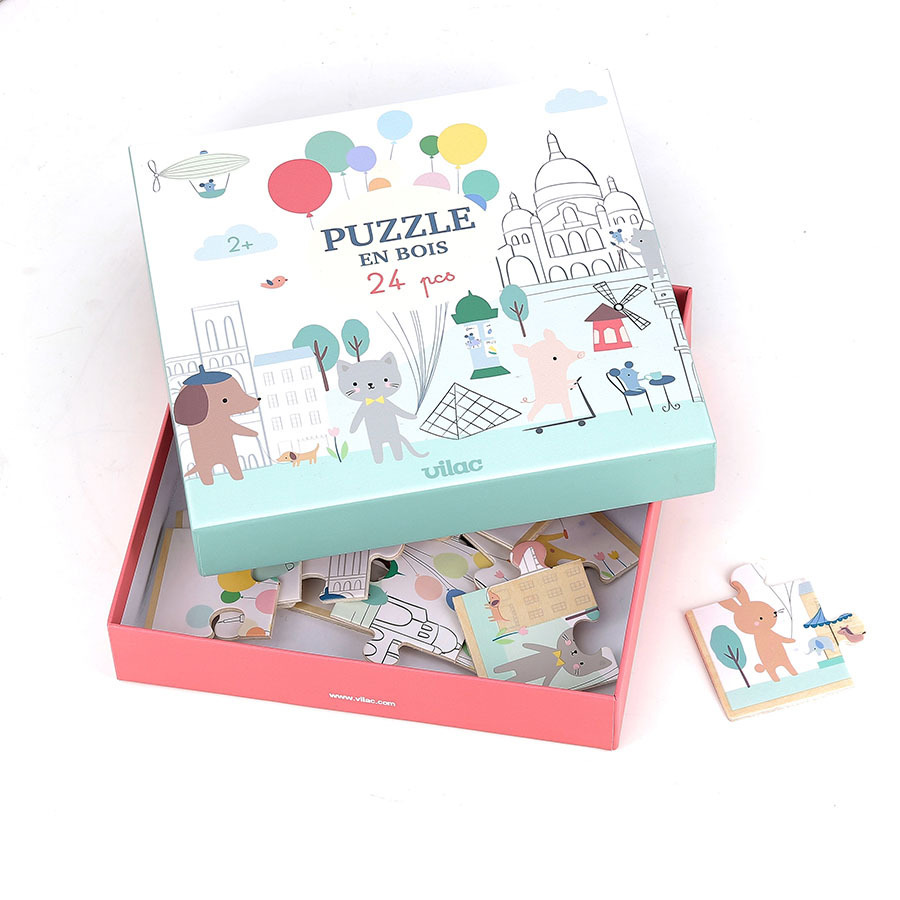 Puzzle en bois 24 pcs, Escapade à Paris - Sarah Betz