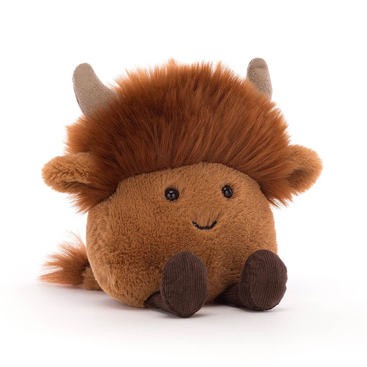 Amuseabean Highland Cow - 10 x 9 cm