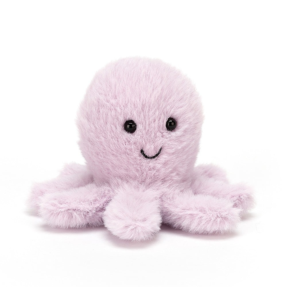 Fluffy Octopus - 8 x 7 cm