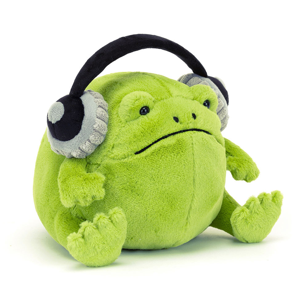 Ricky Rain Frog Headphones - 15 x 16 cm