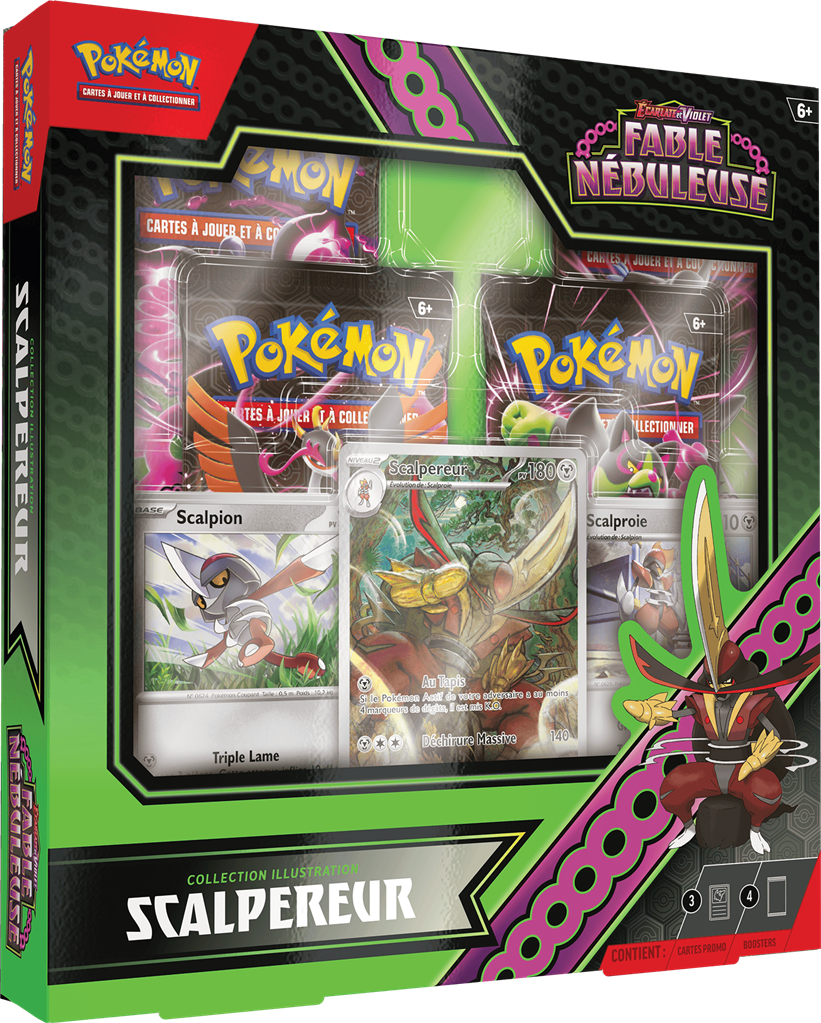 Pokémon EV65: Coffret Illustration Scalpereur (4b)