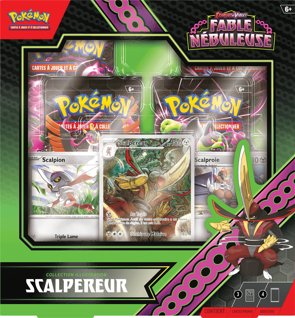 Pokémon EV65: Coffret Illustration Scalpereur (4b)