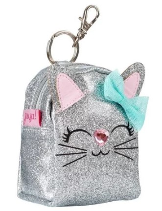 Porte-monnaie Quinn chat argent