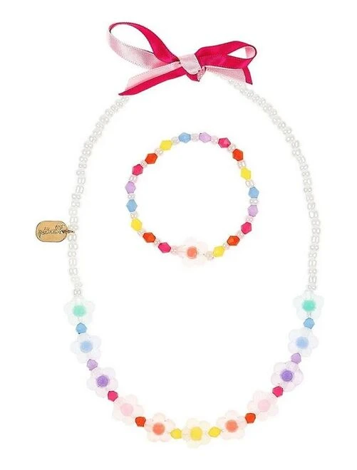 Collier et bracelet set Anic fleur