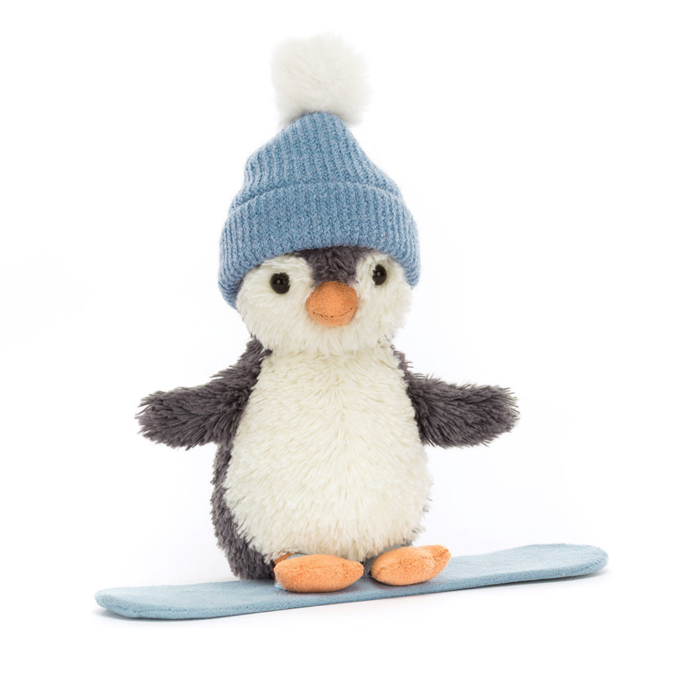 Peanut Penguin Snowboarding Small - 12cm x 18cm x 4cm