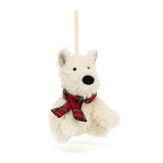 Munro Scottie Dog Decoration - 11cm x 6cm x 5cm