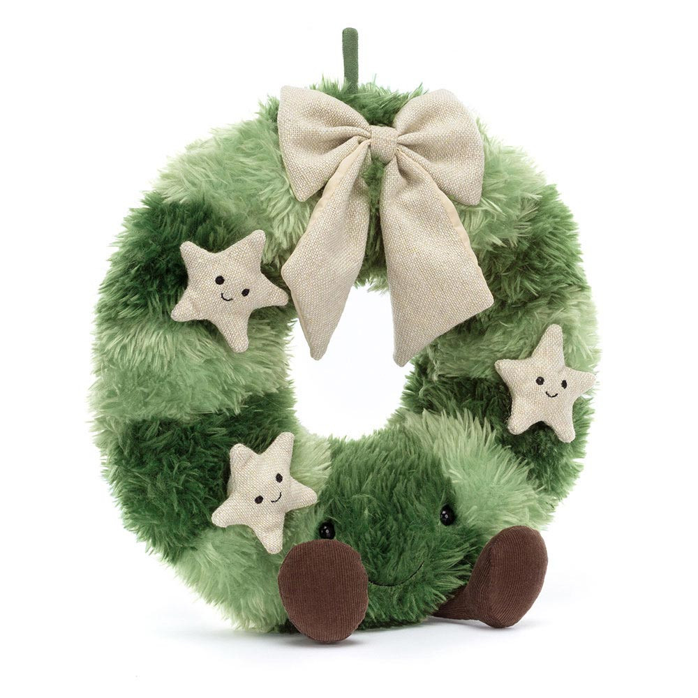 Amuseable Nordic Spruce Wreath - 35cm x 18cm x 7cm