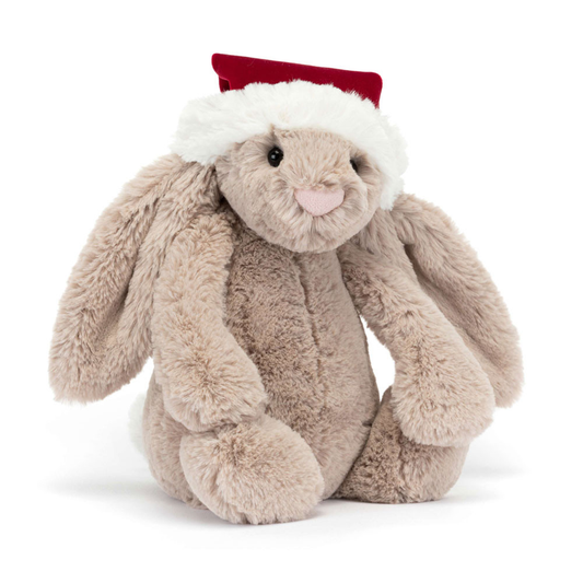 Bashful Christmas Bunny - 31cm x 12cm x 9cm