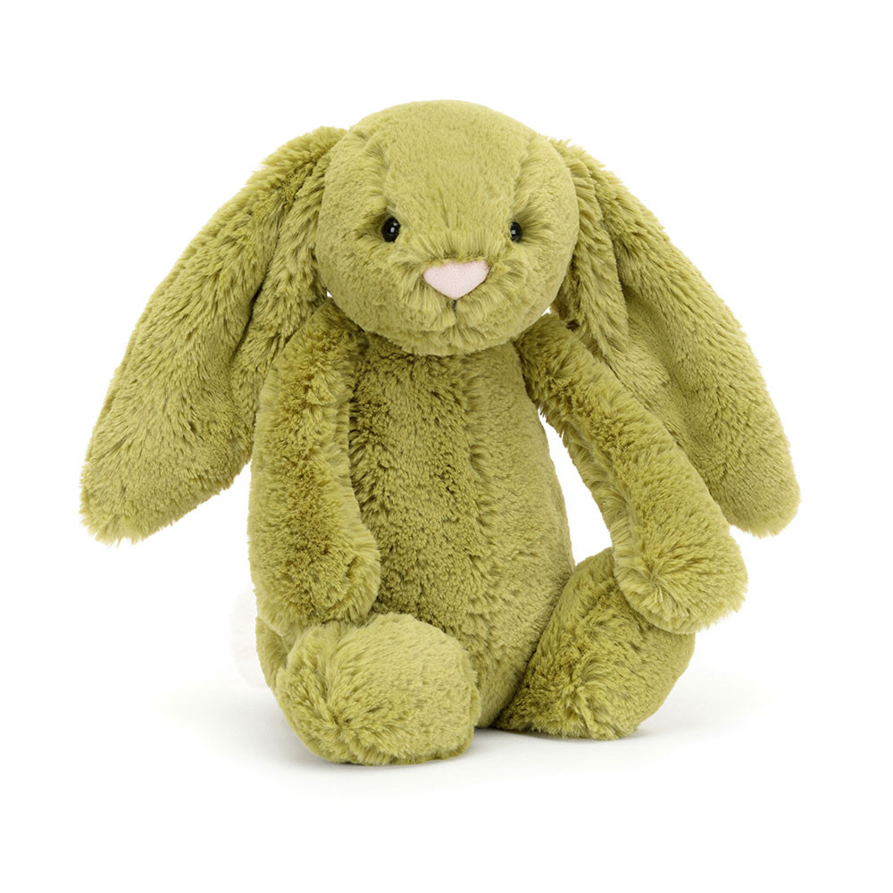 Bashful Moss Bunny Original (Medium) - 31cm x 12cm x 9cm