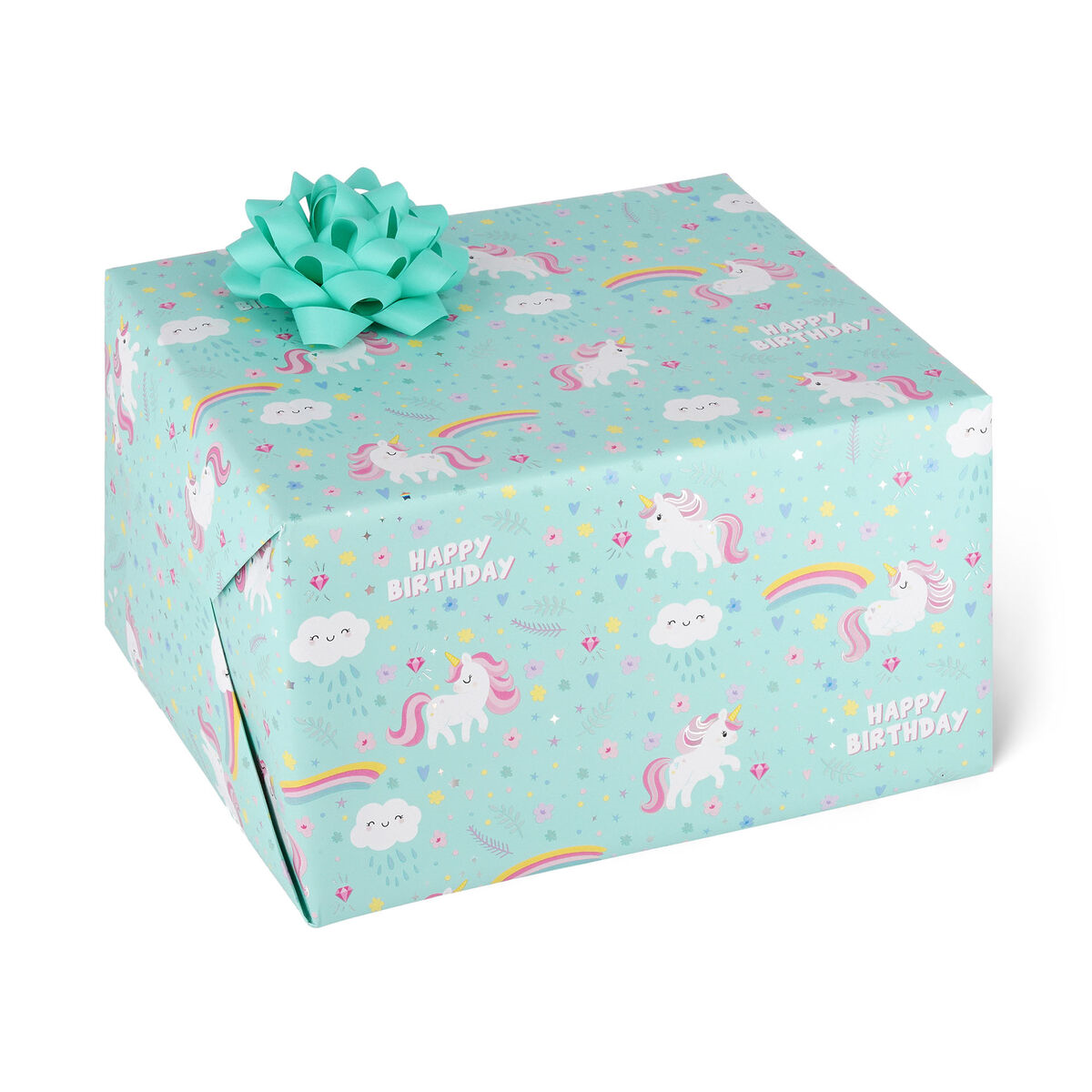 PAPIER CADEAU - WRAPPING PAPER - UNICORN - 70 x 200 cm