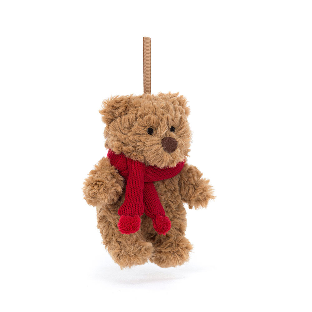 Bartholomew Bear Decoration - 12cm x 6cm x 5cm