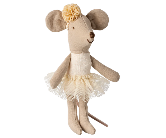 Souris ballerine, Petite sœur - Blanc cassé