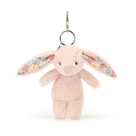 Blossom Blush Bunny Bag Charm - 17 cm x 4 cm x 3 cm