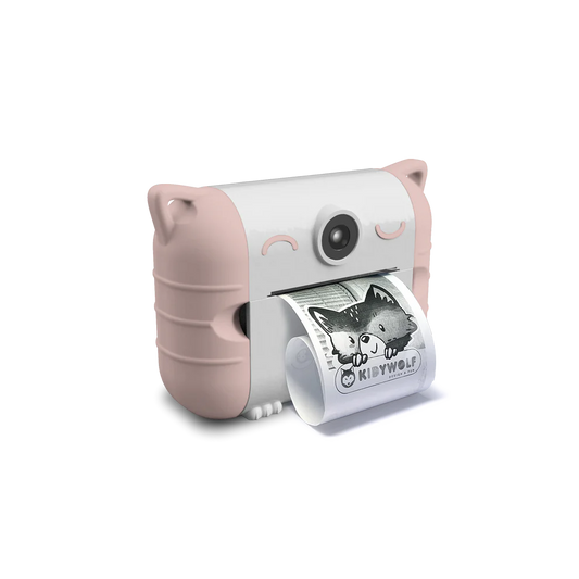 KIDYPRINT Appareil photo instantané avec impression thermique rose