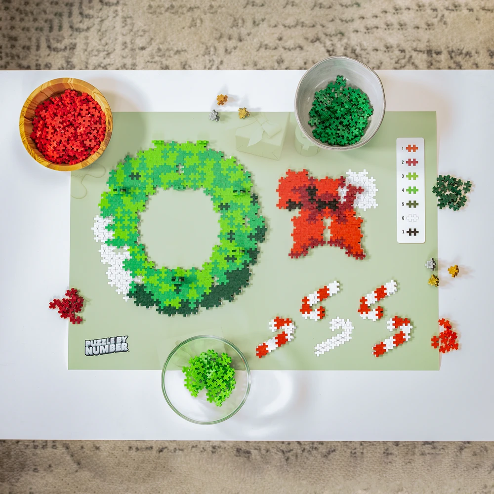 Puzzle Couronne de Noël - 500 Pcs