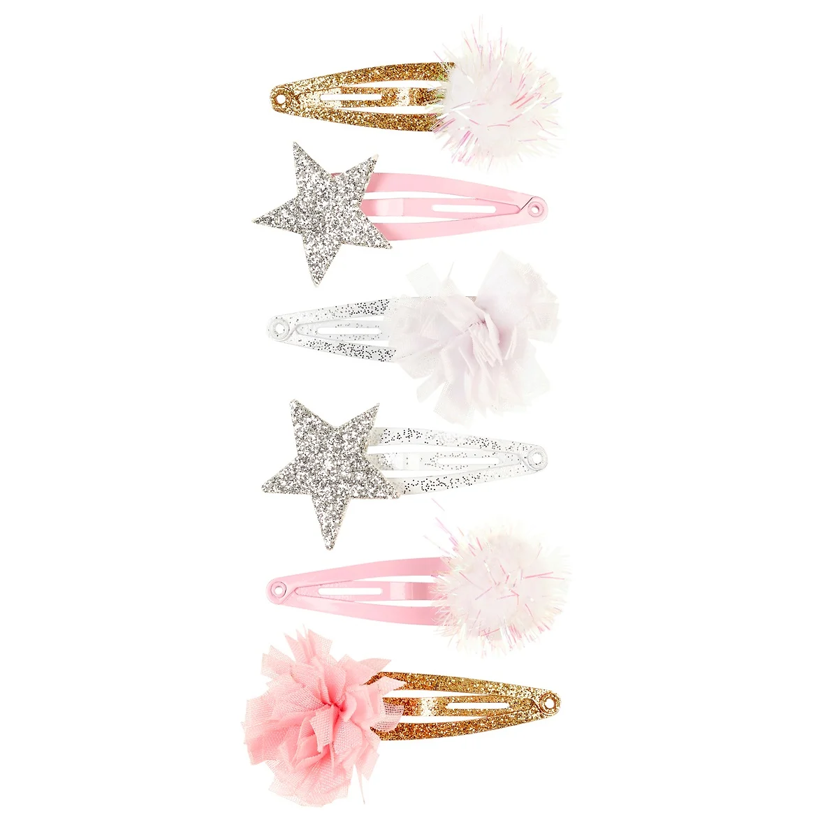 Barrettes Annalise (6 pcs, carte, 1 carte)