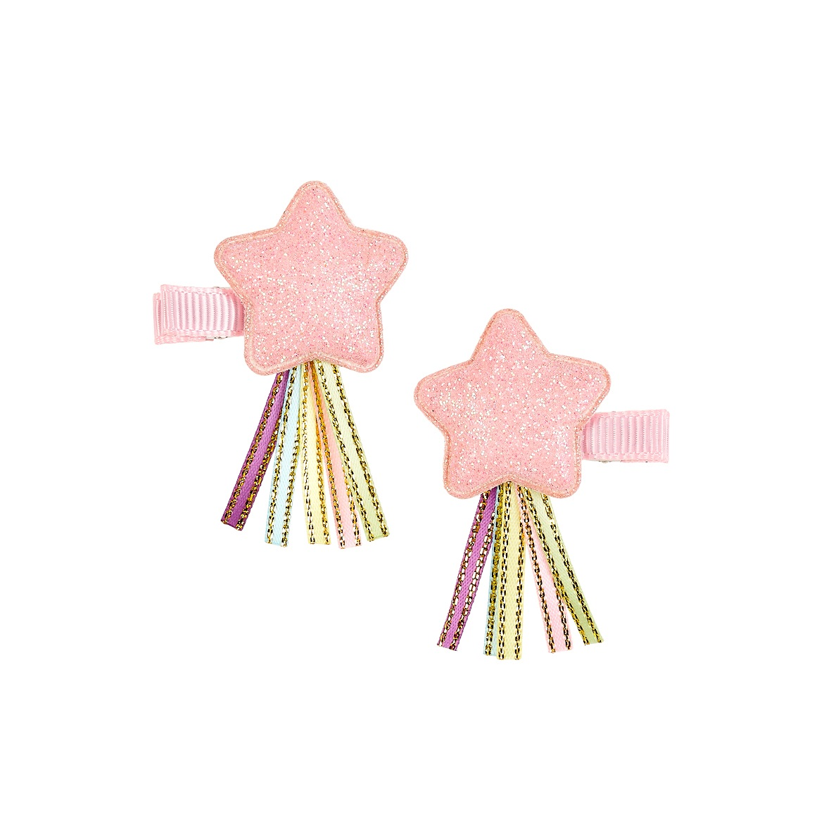 Pince à cheveux Audrey étoiles (2 pcs/carte, 1 carte)