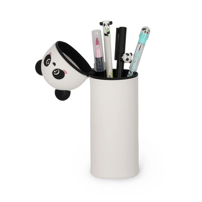 2-IN-1 SILICONE PENCIL CASE - KAWAII - PANDA