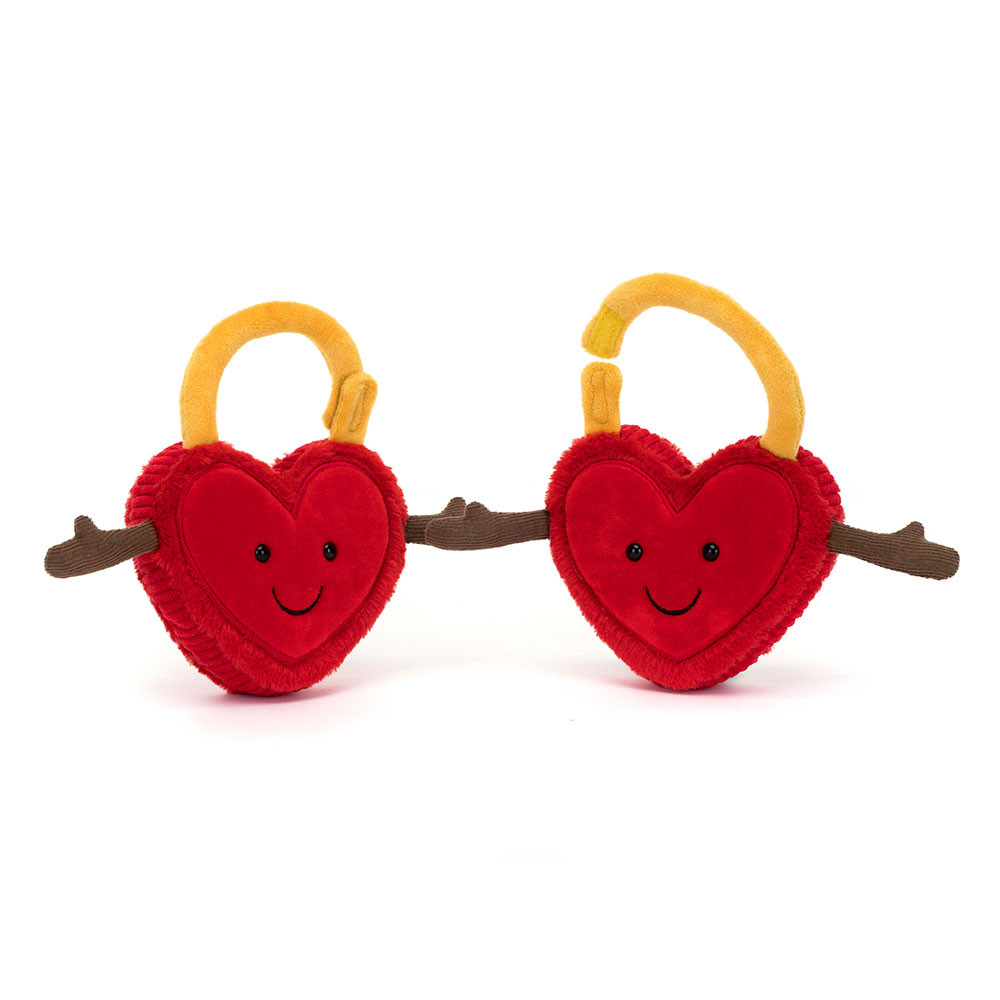 Amuseables Val & Tina Love Locks - 15 cm x 22 cm x 4 cm