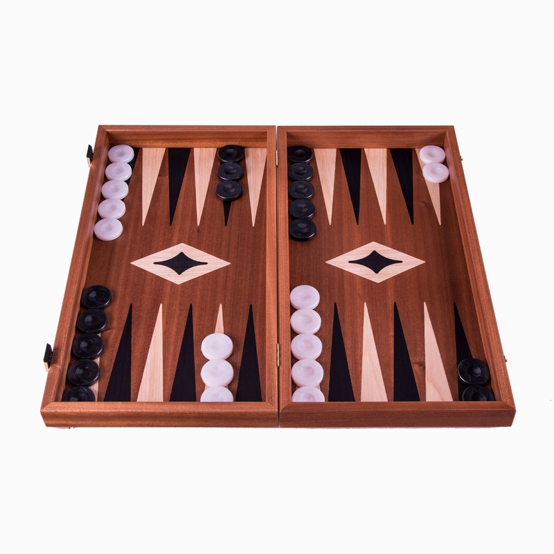 ECHECS BACKGAMMON 48CM ACAJ HC -