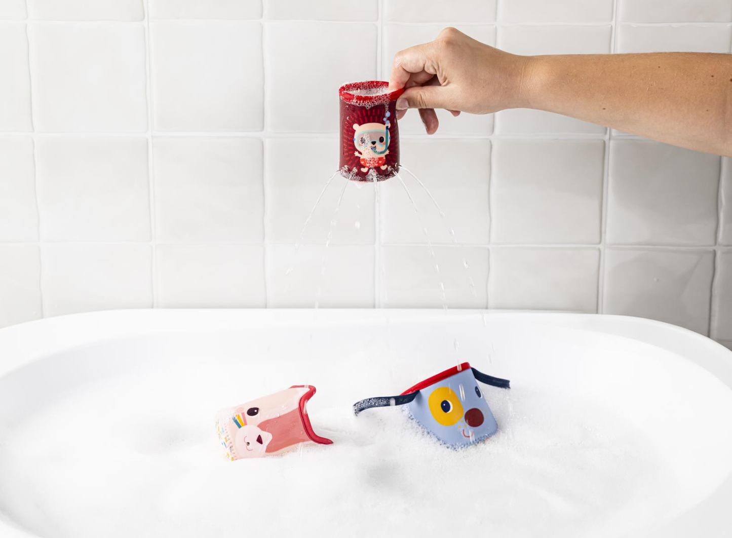 Jules 3 Gobelets de bain