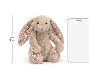 Blossom Beige Bunny 'Petal' Little - 18cm x 9cm x 8cm