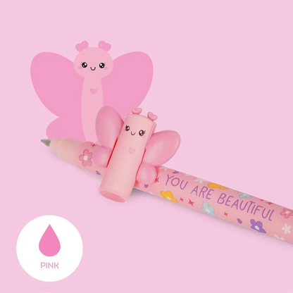 STYLO À ENCRE GEL EFFAÇABLE - ERASABLE PEN - PAPILLON
