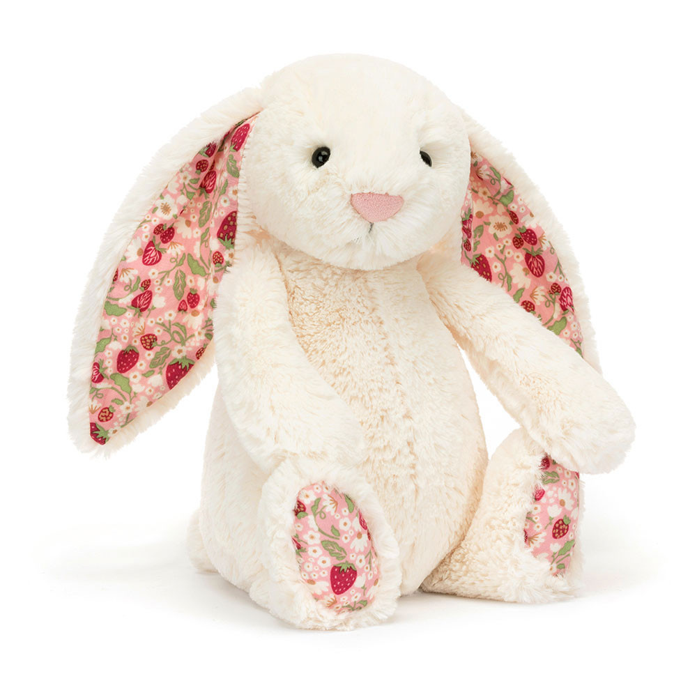 Blossom Cream Bunny 'Berry' Original - 31cm x 12cm x 9cm