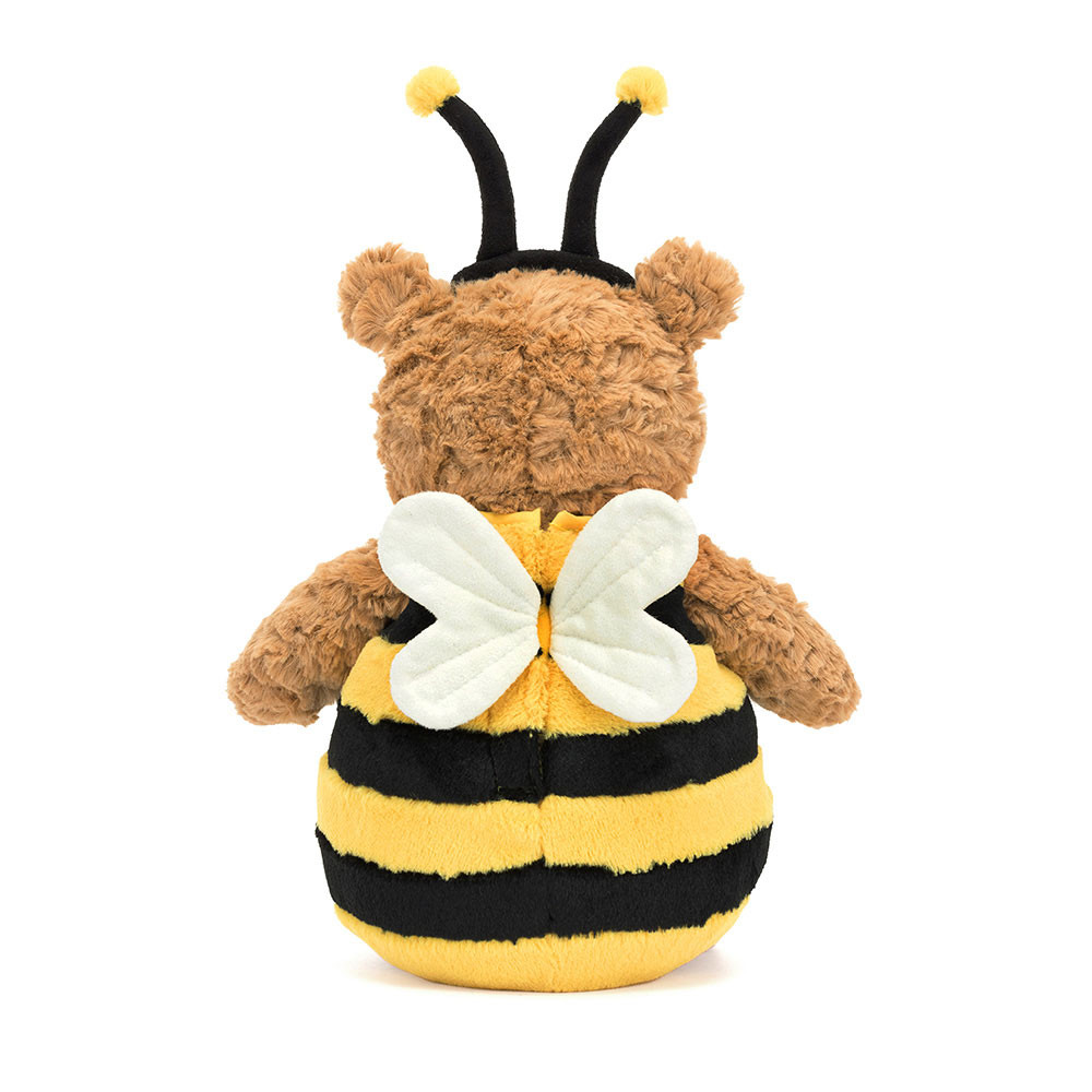 Bartholomew Bear 'Bumblebee' - 26cm x 14cm x 14cm
