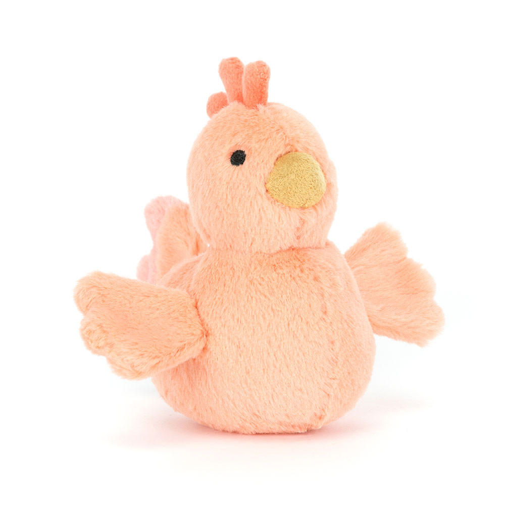 Fluffy Chicken - 11cm x 6cm x 11cm