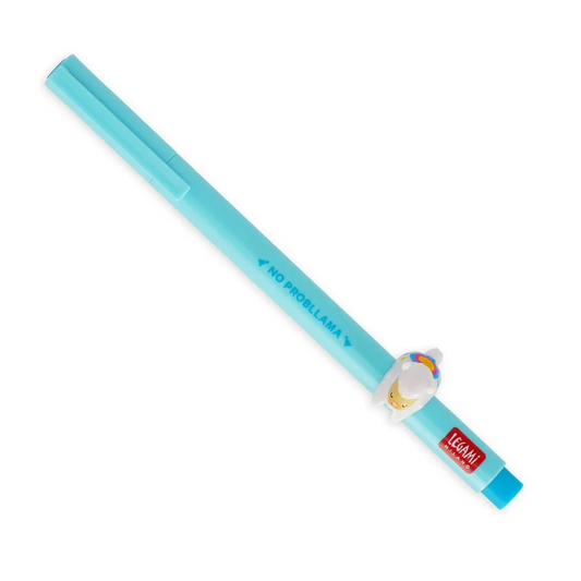 GEL PEN WITH ANIMAL DECORATION - LOVELY FRIENDS - LLAMA